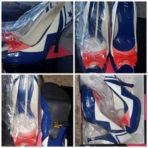 Size 11 Brand new patriotic heels